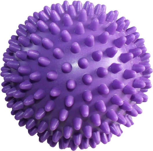 Merco zachte massage-egel met nopjes 9 cm paars