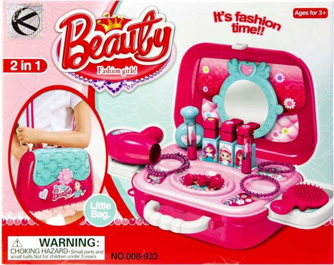 Toilet­tafel – cosmeticaset in koffertje (20 onderdelen) - 1 stuk