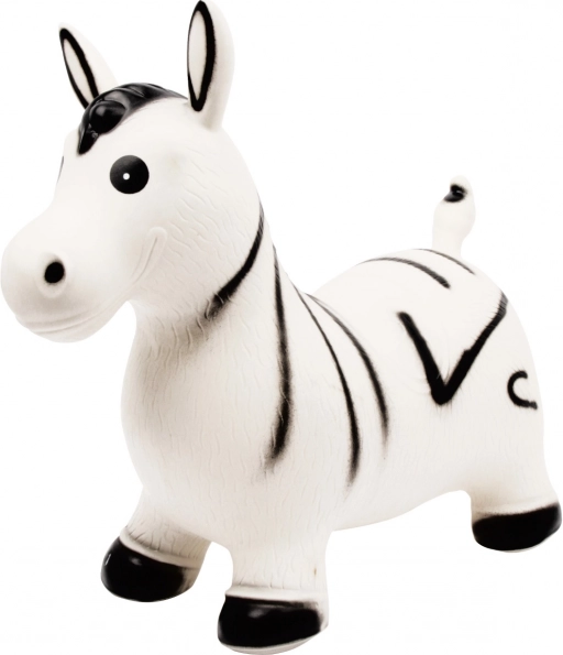 Opblaasbare springbal Zebra voor kinderen