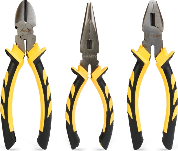 Set koolstofstalen tangen, 3 stuks