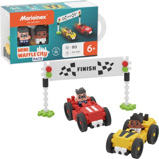 Marioinex Mini Waffle City race met 80 onderdelen