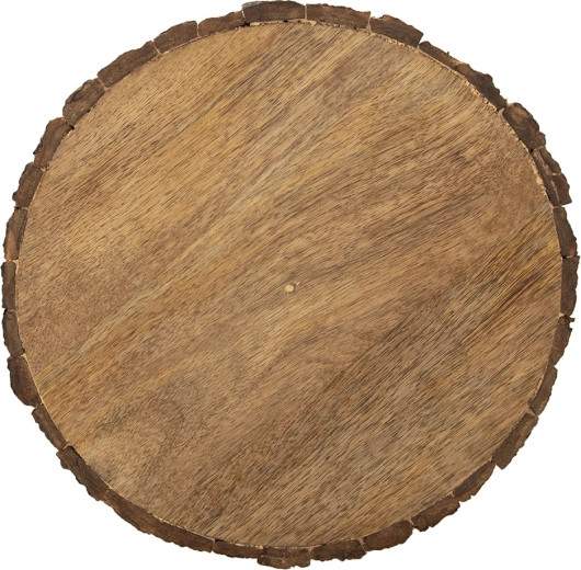Houten snij- en serveerplank van mangohout, 30 cm