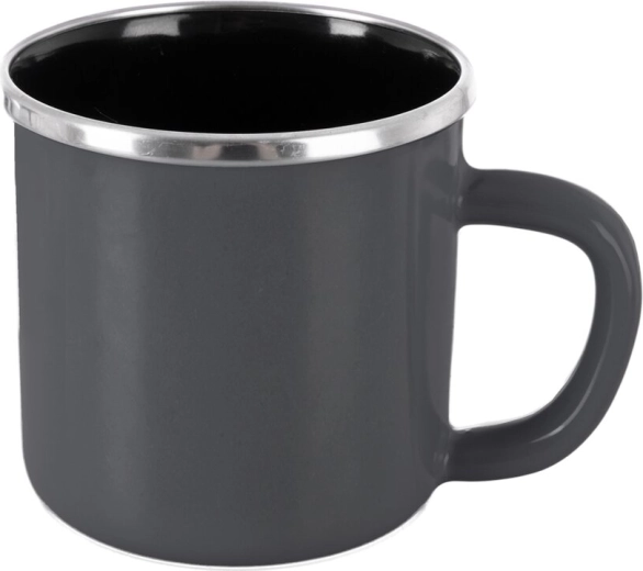Geëmailleerde mok Grey Lem 0,41 l