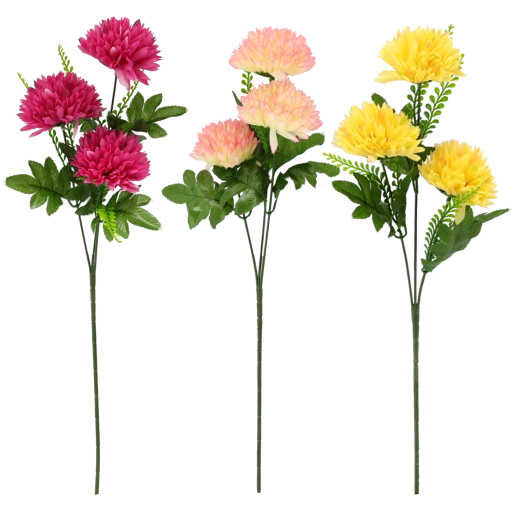 Drie bloemen voor een vol effect