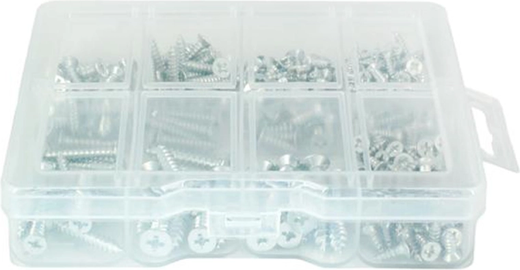 Universele verzinkte schroeven – set van 265 stuks
