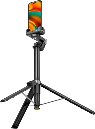 Selfie-stick, statief en RGB-verlichting in één