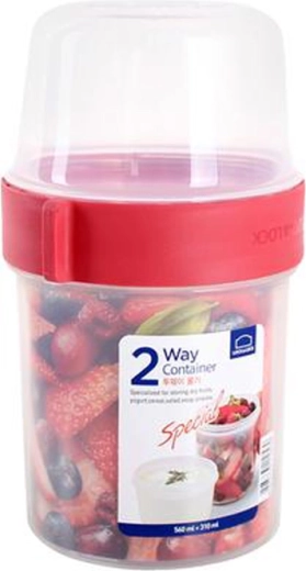 Lock&Lock bewaardoos voor voedsel 2-in-1 560 ml + 310 ml