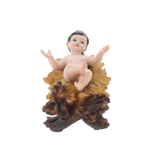 Indrukwekkende kerststal met figuren tot 46 cm