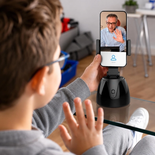 Praktische houder voor videogesprekken en opnames