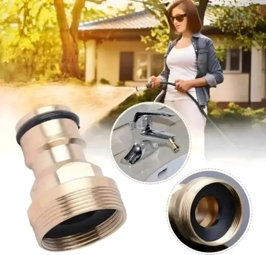 Snelle aansluiting van de slang op de kraan