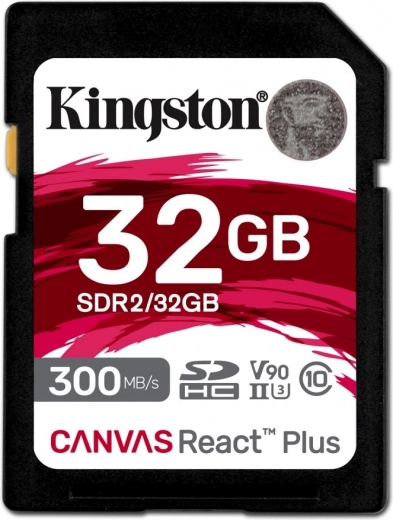 Geheugenkaart SD 32GB Canvas React Plus UHS-II