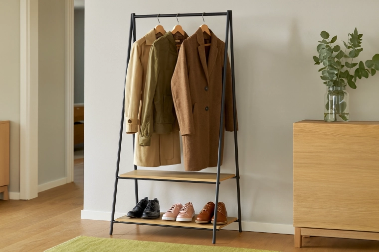 Stang om kleding overzichtelijk op te hangen