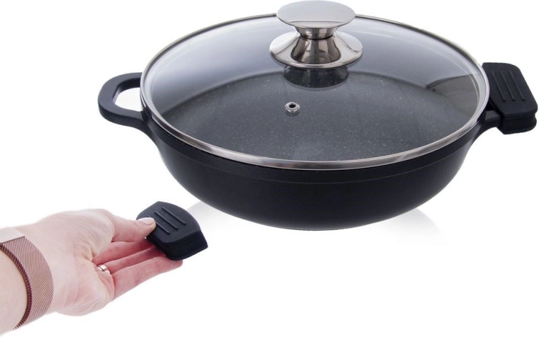 Universeel voor de meeste pannen en koekenpannen