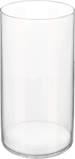 Transparante glazen vaas 20 cm