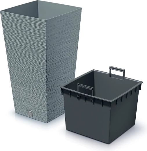 Praktische uitneembare inzet voor comfortabel planten