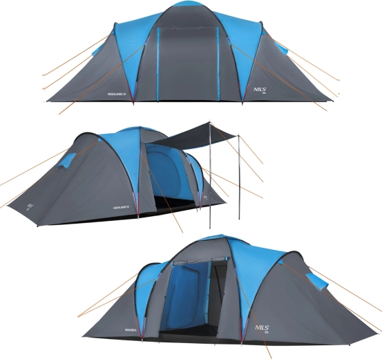 Twee slaapcabines en een ruime voortent voor familiecomfort