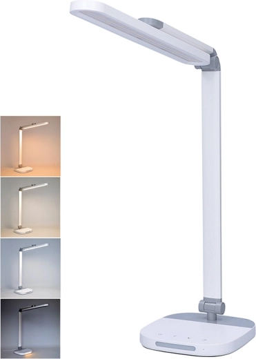 Solight dimbare LED-bureaulamp met nachtlampje 10 W