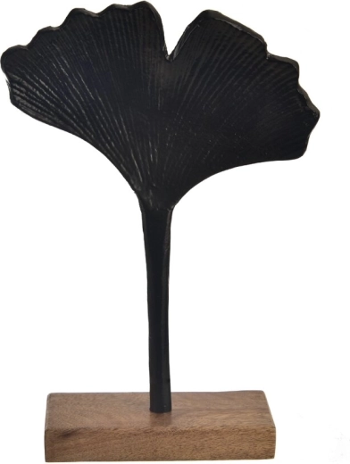 BLACK handbladhark met metalen werkdeel en houten mangohandgreep