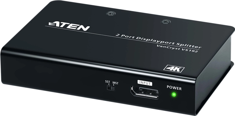 2-poorts 4K DisplayPort-splitter ATEN VS192