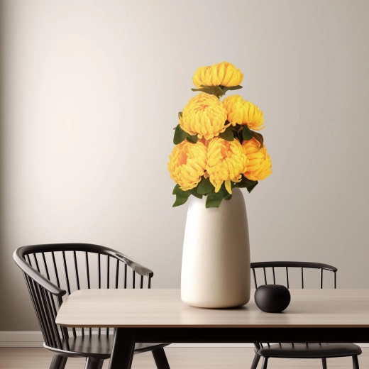 Kunstchrysant geel