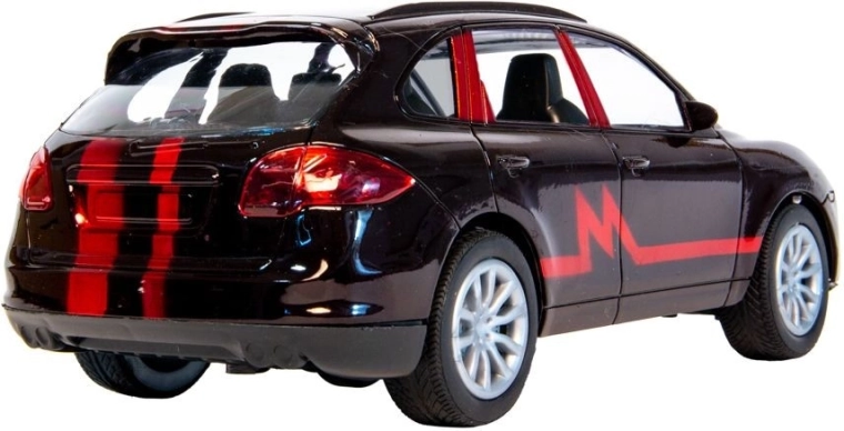Sportief uiterlijk met rode graphics
