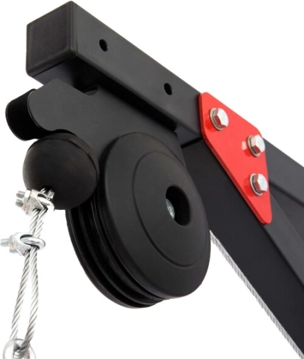 Soepele en stille werking dankzij gelagerde katrollen