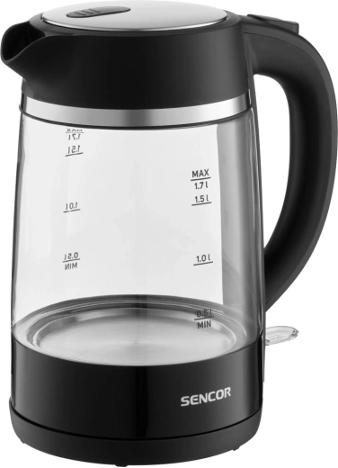 Elektrische waterkoker Sencor SWK 2711BK Dark Line