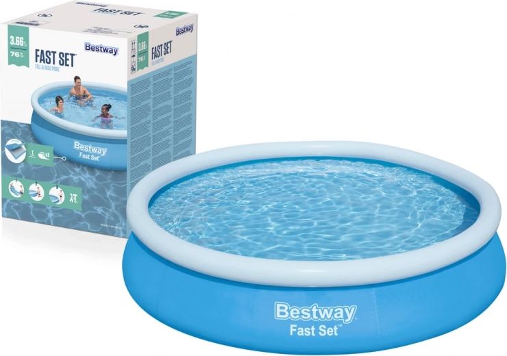 Opblaasbaar tuinzwembad 366 x 76 cm Bestway
