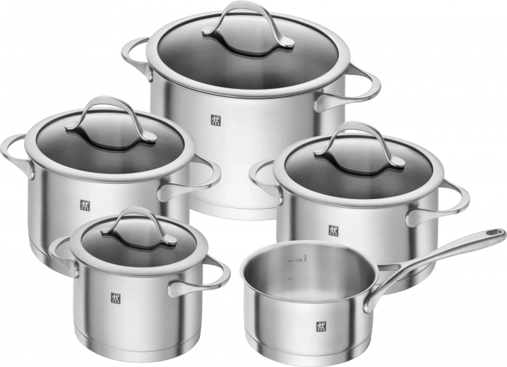 Set roestvrijstalen pannen ZWILLING Essence - 5 stuks