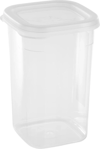 Vierkante LISSA-bewaardoos met deksel 1,2 l