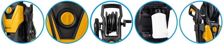 Geïntegreerde slanghaspel en complete uitrusting