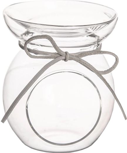 Aromalamp van helder glas 8 × 8 × 9,5 cm