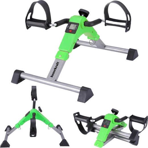 Opvouwbare revalidatie-rotor/pedaaltrainer 2-in-1 met LCD-display groen - 1 stuk