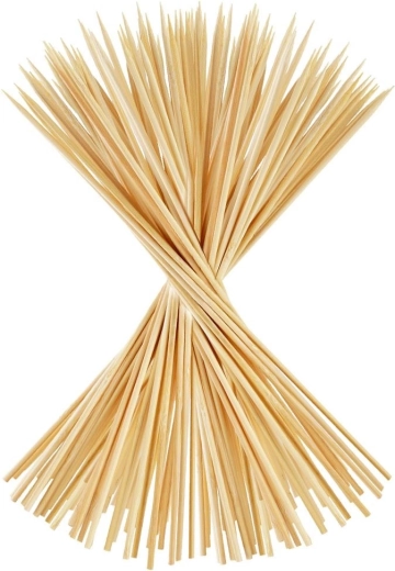 Houten spiesen voor sjasliek 30 cm, 100 stuks