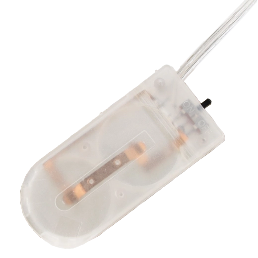 Zonder kabels dankzij batterijvoeding