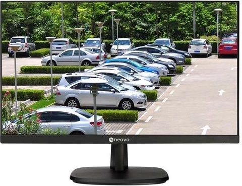 Monitor 23,8'' zwart IPS FHD met VGA en HDMI