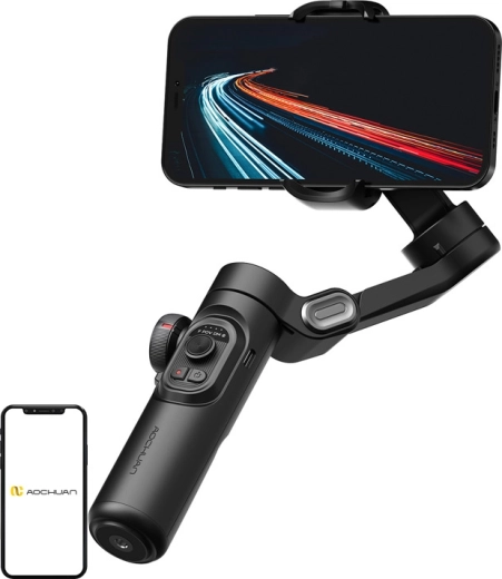 AOCHUAN Smart XE 3-assige smartphone-stabilisator zwart