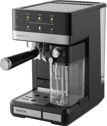Krachtige espresso met een druk van 20 bar