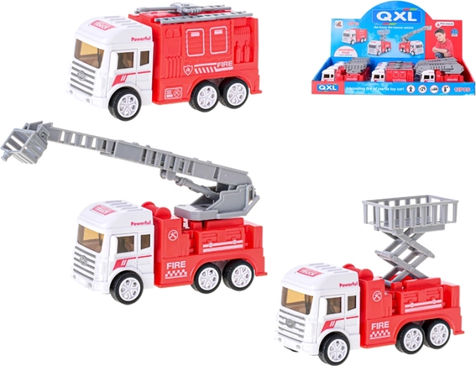 Brandweerauto met vliegwiel 12–13 cm, 3 soorten