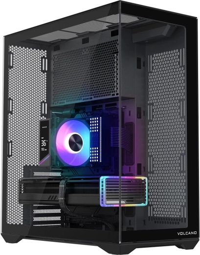 Vitrinedesign van gehard glas