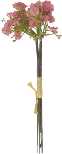 Decoratieve bloem Bruidssluier roze 23 cm