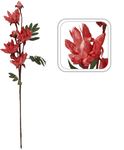 Decoratieve kunstbloem 93 cm roze