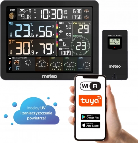 WiFi Weerstation met luchtonderzoek