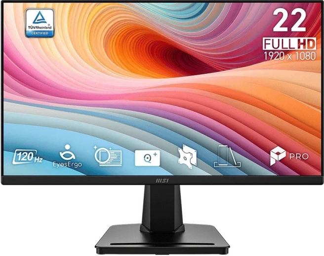 MSI PRO MP225 E12VL 21,45" FHD-monitor 120 Hz zwart