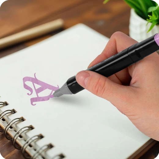 Soepel inktverloop voor kalligrafie en lettering