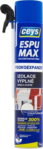 Montageschuim van polyurethaan 750 ml hoogexpansie CEYS
