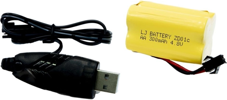 Accu en USB-opladen