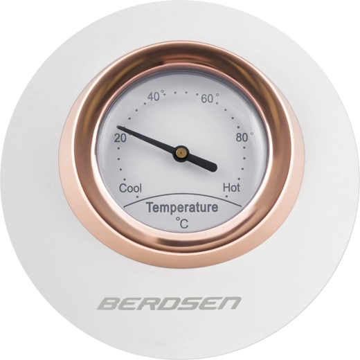 Ingebouwde analoge thermometer voor precies opschenken