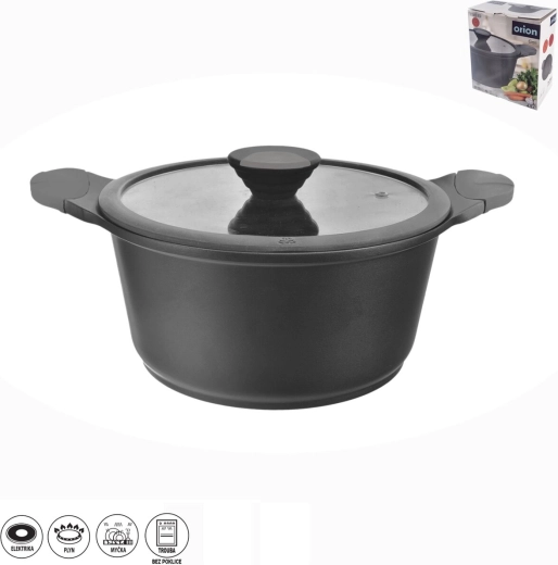 Pan GALI 4,5 l met glazen deksel
