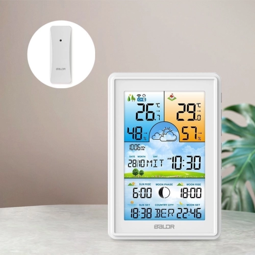 Buitensensor tot 40 m – meten binnen en buiten